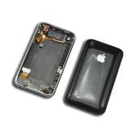 tapa de bateria  iphone 3g complete Con Marco, connecter Flex 16g negra